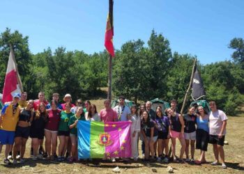 Participantes en uno de los campamentos de verano de Camargo