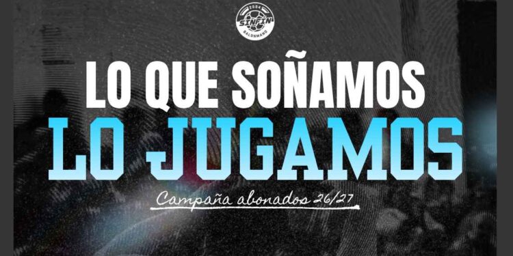 Cartel de la campaña de abonados 2026/2027 del Balonmano Sinfín