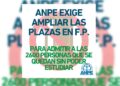 falta de plazas en Formación Profesional