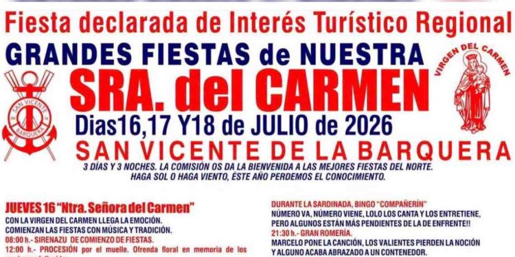 Fiestas del Carmen en San Vicente de la Barquera