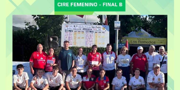 Participantes y organización de la Final B del CIRE femenino