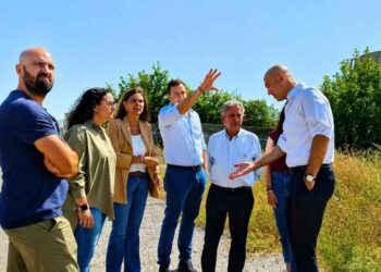 Representantes de Mecánica Brañosera y PRC en la pardela de Reinosa