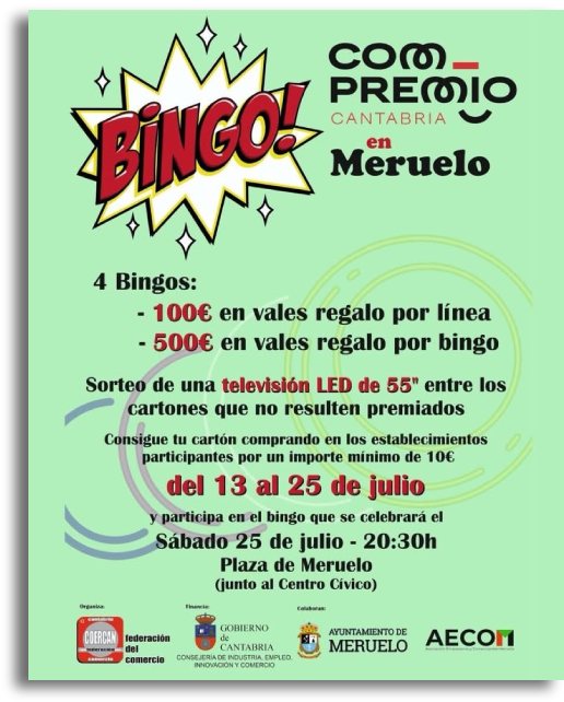 Bingo comercial ComPremio Cantabria