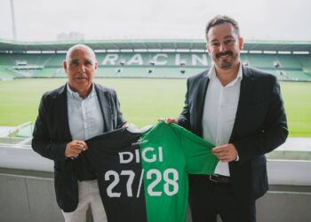 presentación de DIGI como patrocinador de Racing