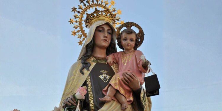 Imagen de la Virgen del Carmen