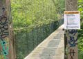 pasarela colgante de La Viesca