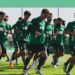 Jugadores del Racing durante el primer entrenamiento de pretemporada