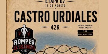 Cartel de la etapa de Romper el Silencio en Castro-Urdiales