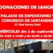 Donación de sangre del 2 de septiembre en Santander