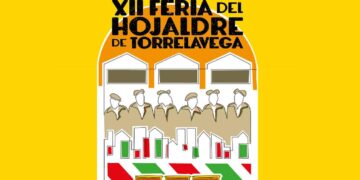 Cartel de la XII Feria del Hojaldre de Torrelavega en agosto de 2026