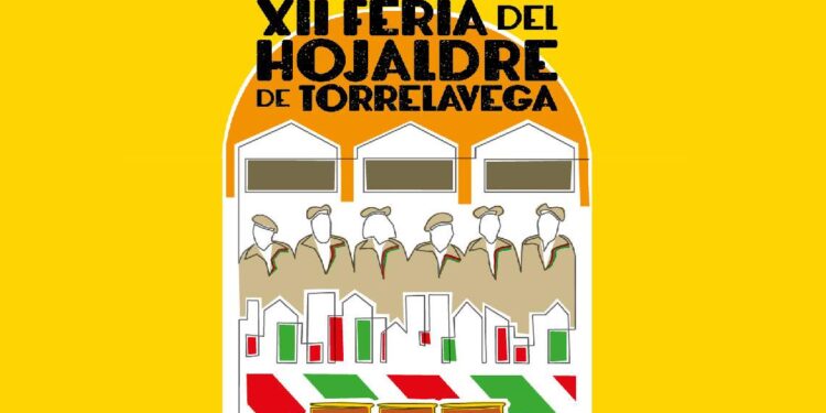 Cartel de la XII Feria del Hojaldre de Torrelavega en agosto de 2026