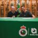 Iván Martín durante su presentación como nuevo jugador del Racing