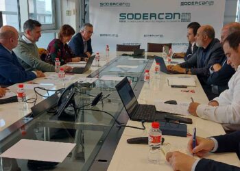 Reunión en la sede de SODERCAN