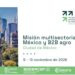 Cartel de la misión empresarial a México prevista en noviembre