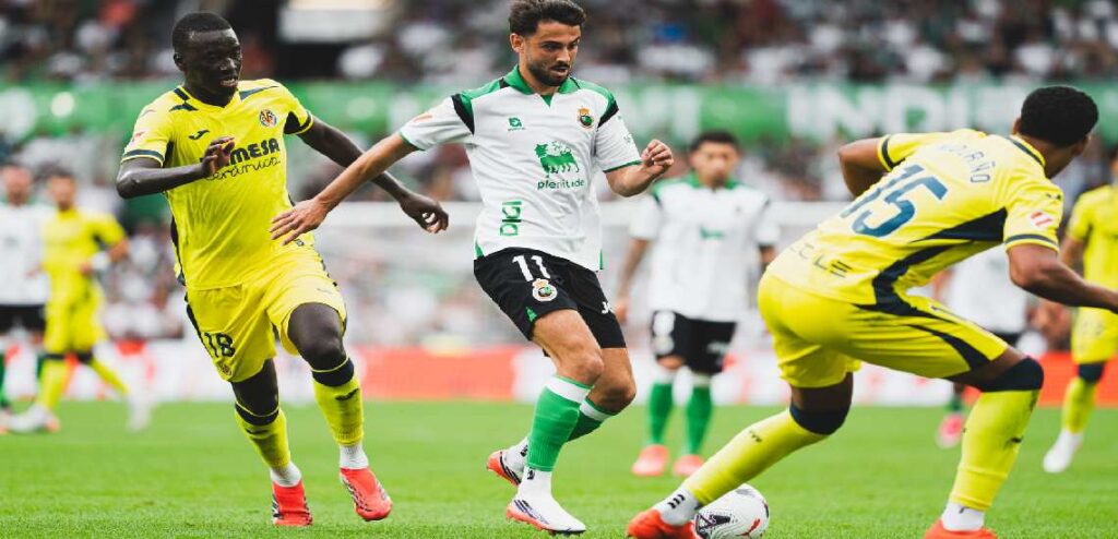 Andrés jugador del Racing de Santander