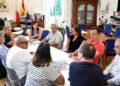Reunión sobre el aparcamiento de Cajo en el Ayuntamiento