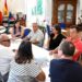 Reunión sobre el aparcamiento de Cajo en el Ayuntamiento