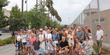 Grupo participante en la ruta de Ágora Solidaria por Santander