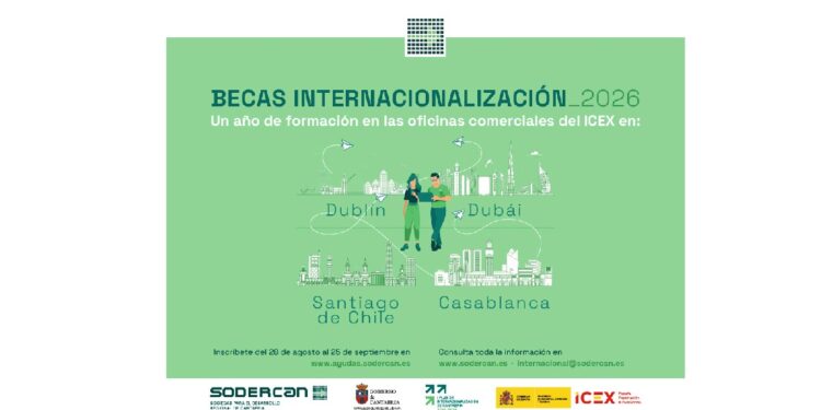 Cartel de las becas SODERCAN