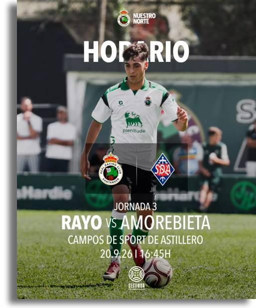 Cartel Rayo Cantabria- Amorebieta