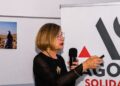 Charo Quintana durante una intervención en el Ágora Solidaria