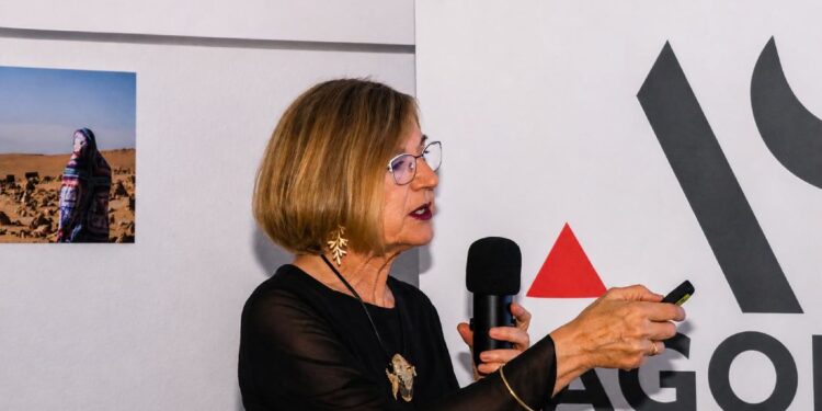 Charo Quintana durante una intervención en el Ágora Solidaria