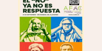 Cartel de AFAC Cantabria con el lema «El no ya no es respuesta»