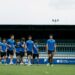 La Gimnástica de Torrelavega durante un entrenamiento