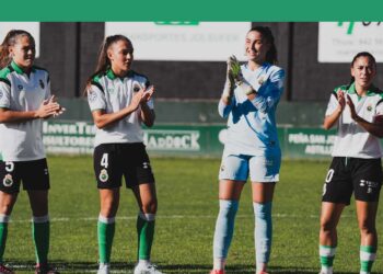 Varias jugadoras del Racing