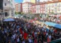 Manifestación antifascista en Santander