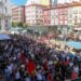 Manifestación antifascista en Santander