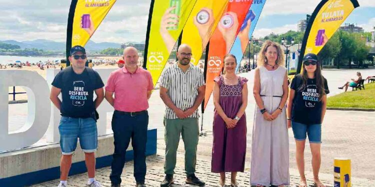 Reciclaje en las playas