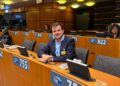 Alejandro Hoz en el Parlamento Europeo de Bruselas