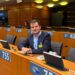 Alejandro Hoz en el Parlamento Europeo de Bruselas