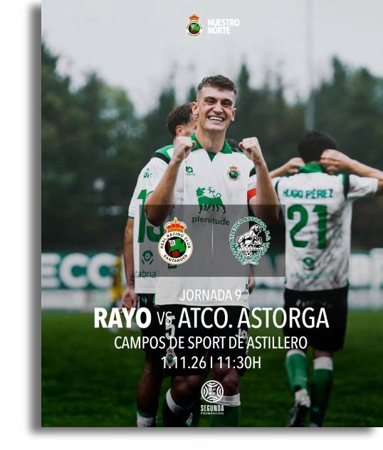 Cartel Partido Rayo Cantabria-Astorga