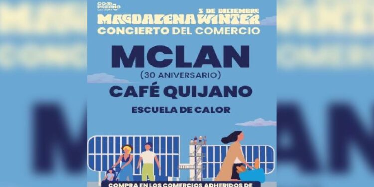 Cartel del Concierto del Comercio de Cantabria