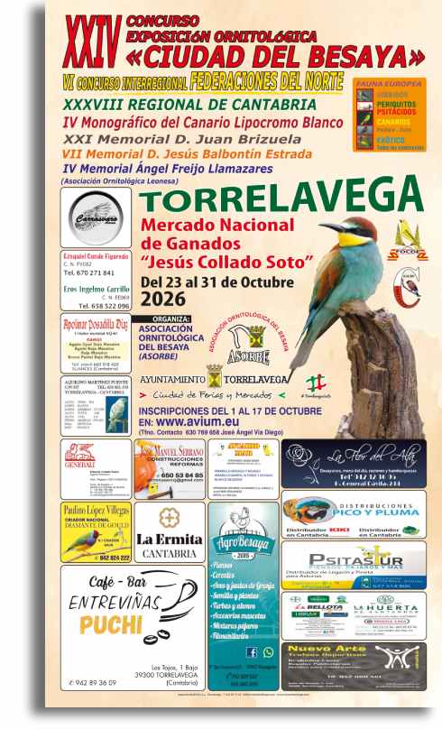 concurso ornitológico de Torrelavega