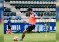 Entrenamiento de la Gimnástica de Torrelavega