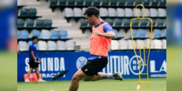 Entrenamiento de la Gimnástica de Torrelavega