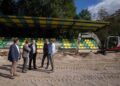 Obras del campo de fútbol de Novales