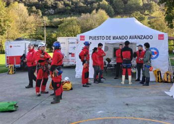 Simulacro de espeleosocorro