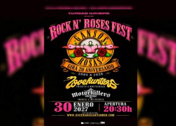 Cartel del Rock N’ Roses Fest en Escenario Santander