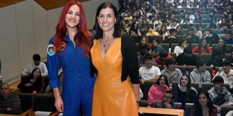 La astronauta Sara García