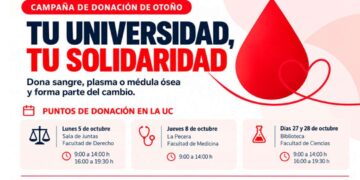 campaña de donación en la UC