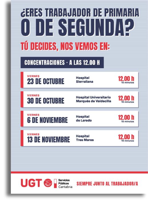 Cartel ugt brecha salarial