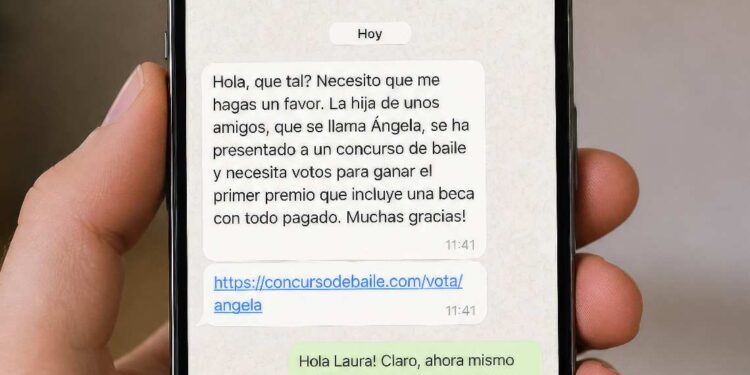 fraude en WhatsApp