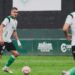 Jugadores del Rayo Cantabria durante un partido