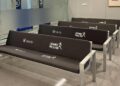 Bancos acolchados de Luchamos por la Vida instalados en Valdecilla