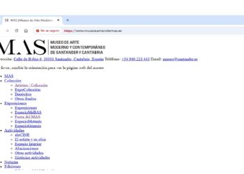 web del Museo de Arte de Santander